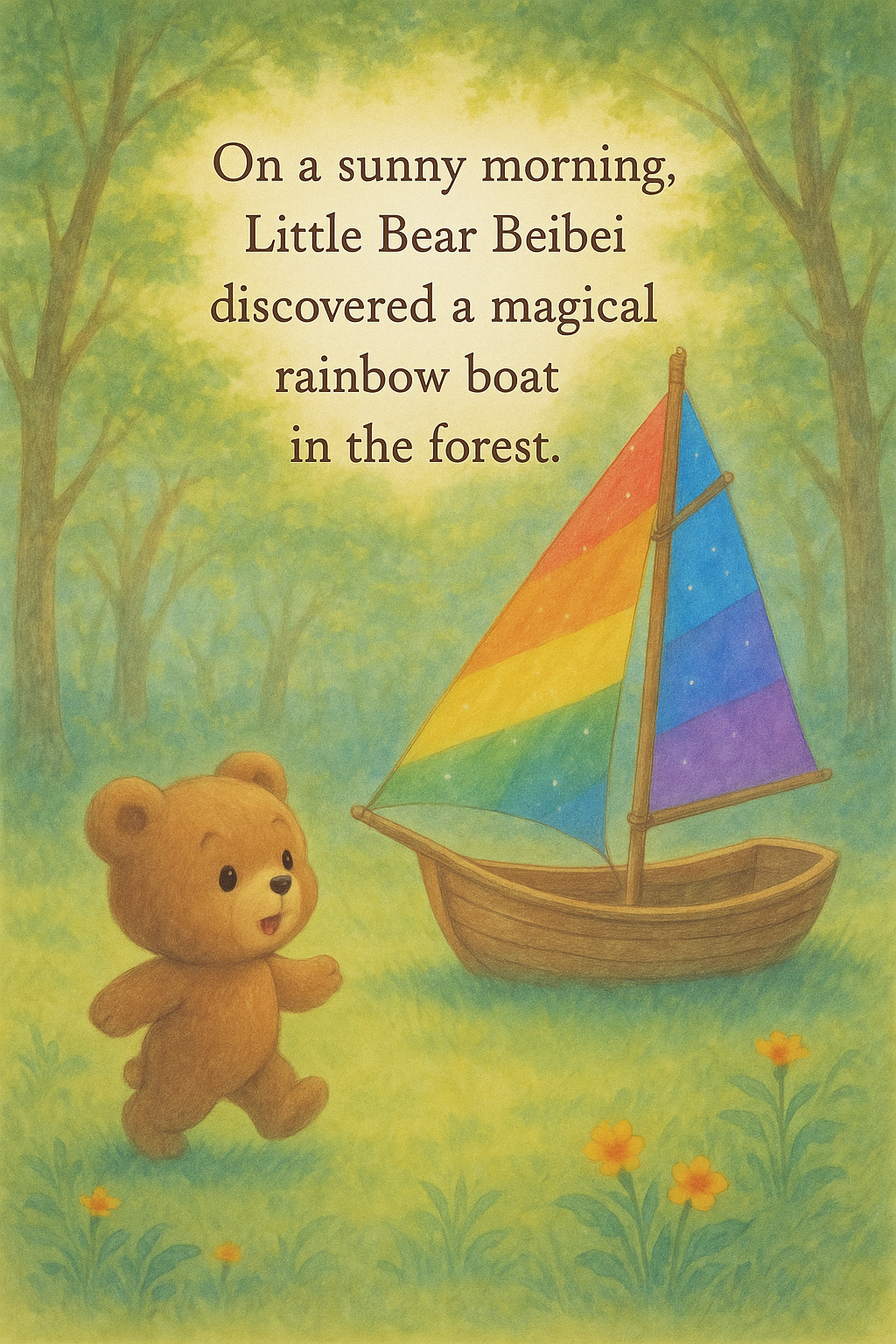 Beibei's Rainbow Boat Adventure page 1