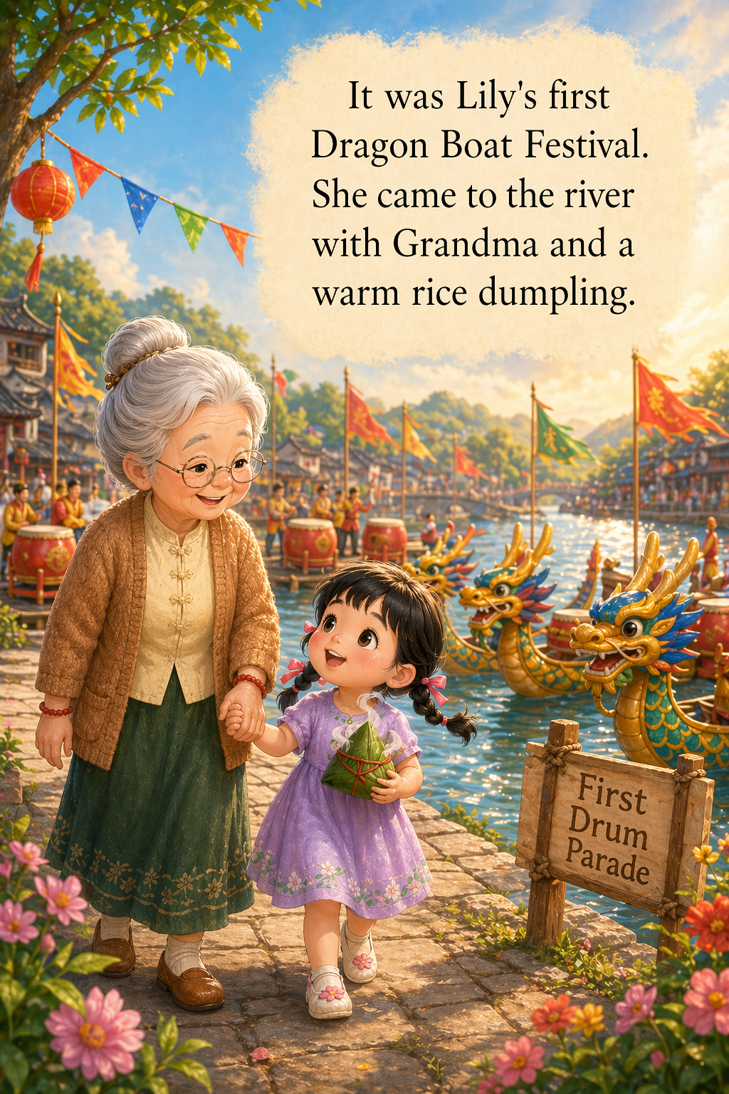 Lily and the Dragon Boat Festival page 1