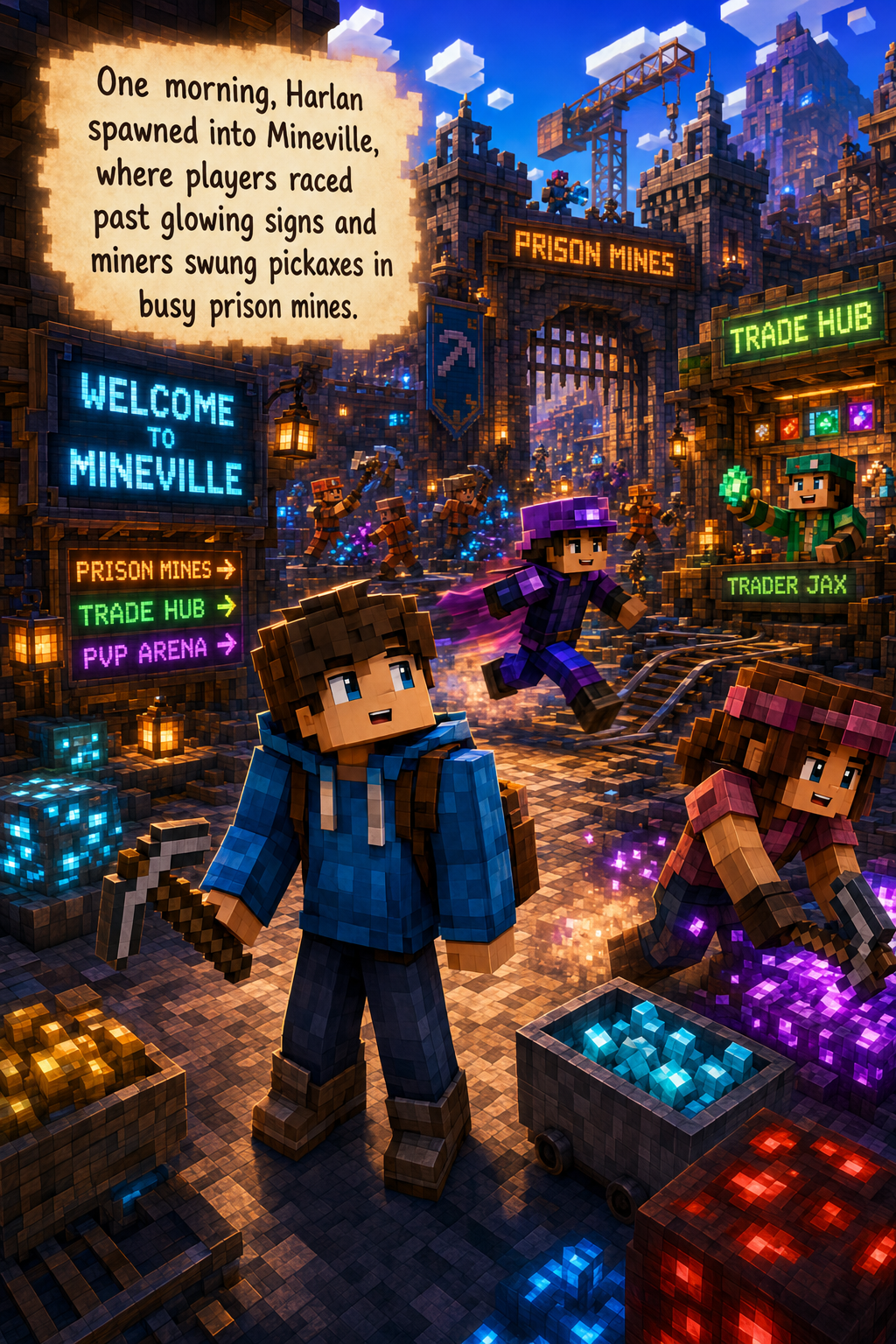 Harlan and the Secret Mineville Reward page 1