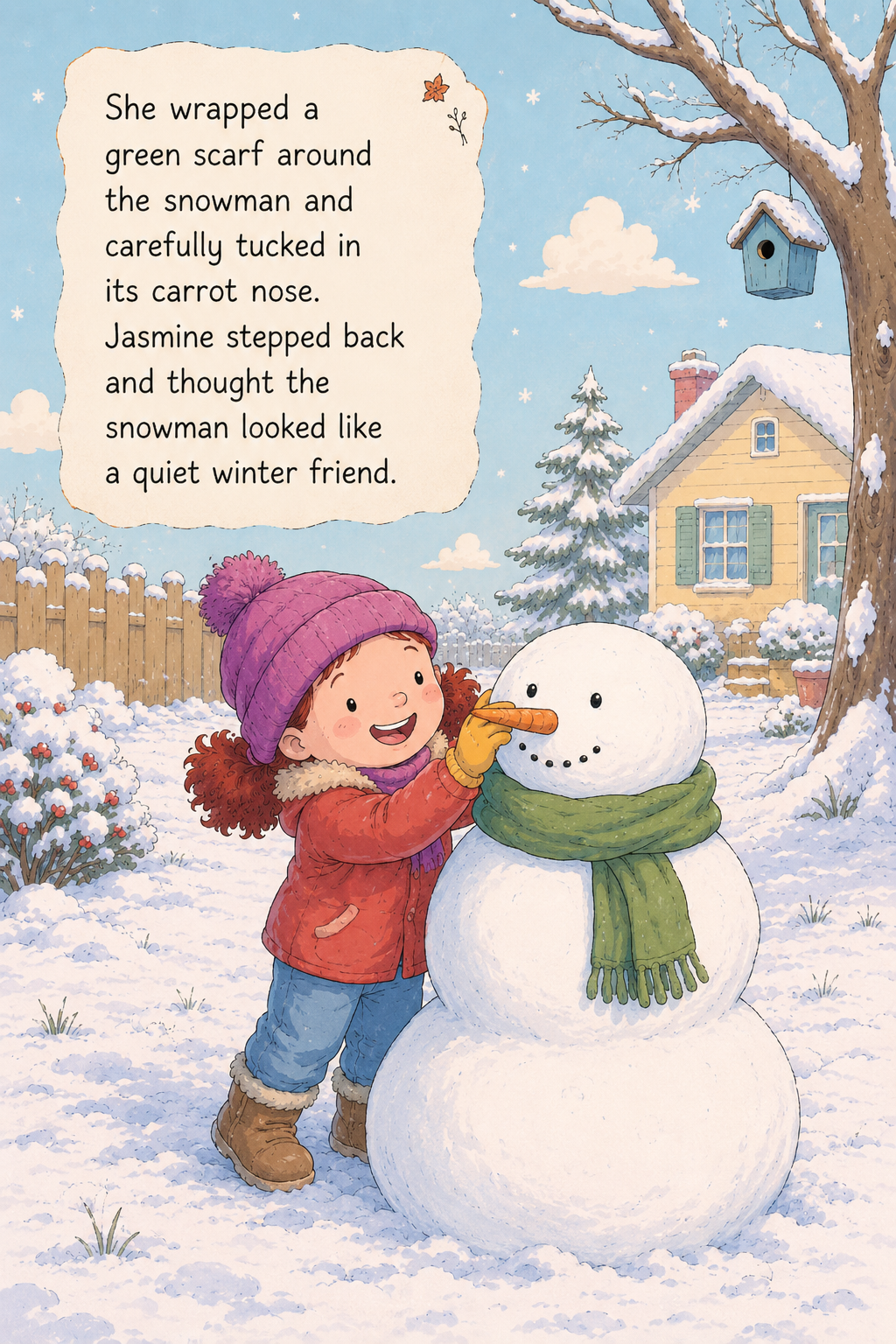 Jasmine and the Snowman Post Office page 2