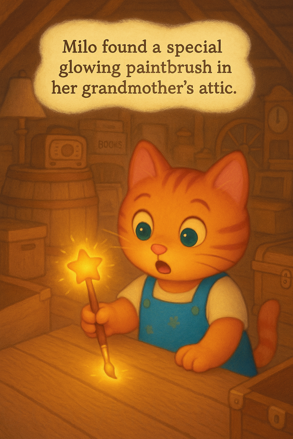 Milo Cat's Magic Paintbrush page 2