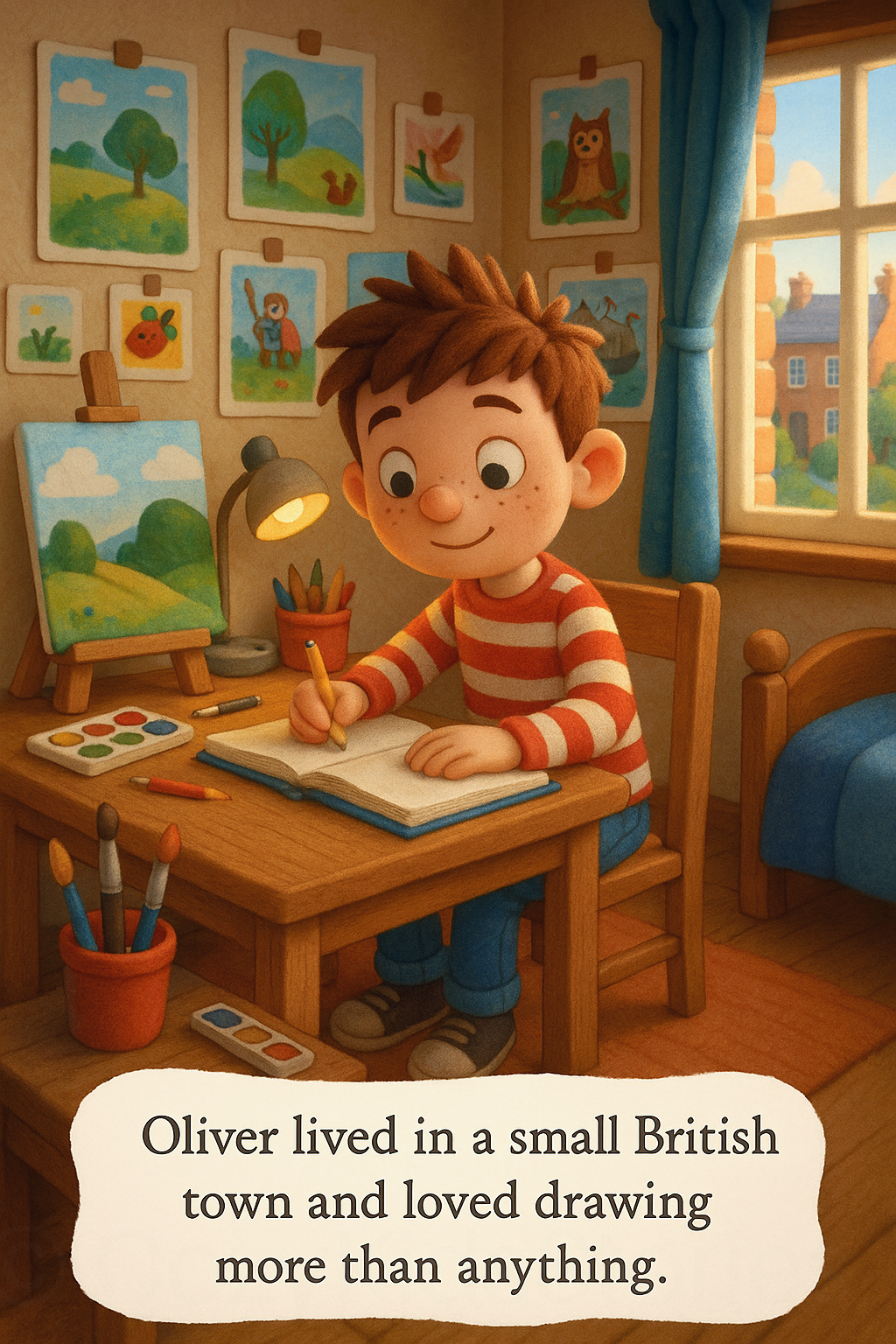 Oliver's Magic Paintbrush page 1
