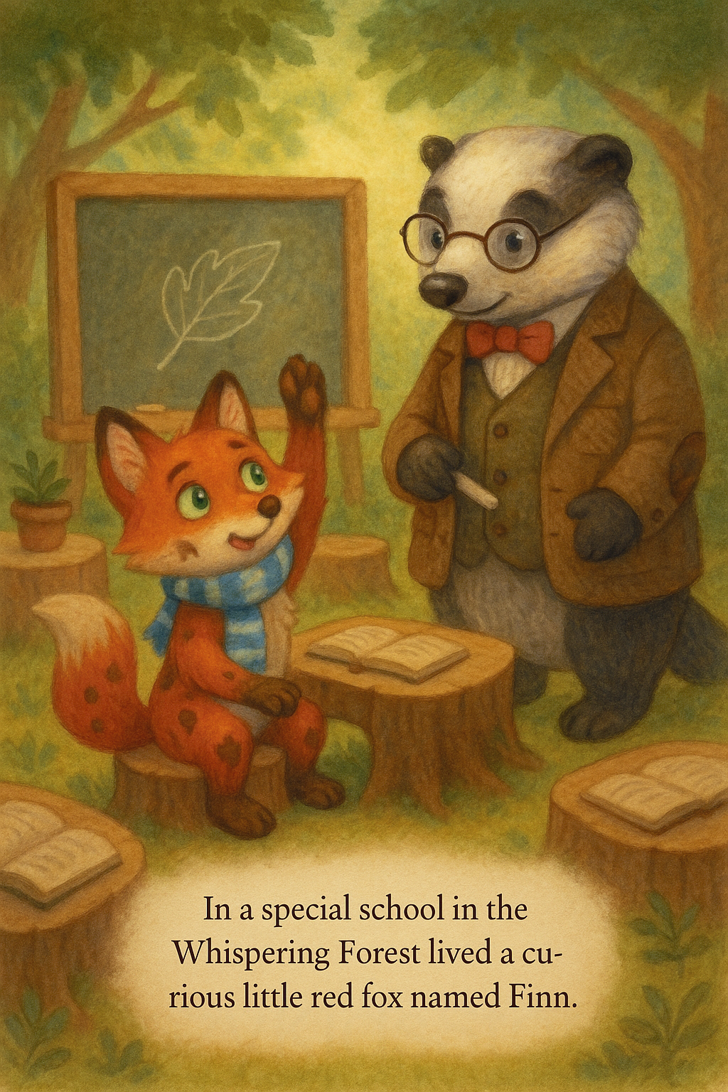 Finn the Fox and the Invisible Sparkle-Bugs page 1