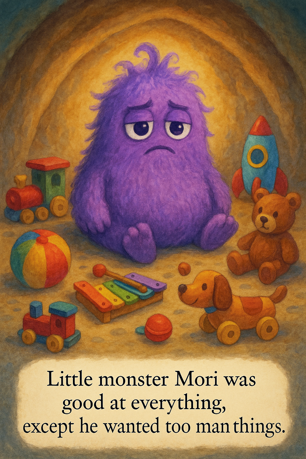Mori the Little Monster's 'I Want' page 1