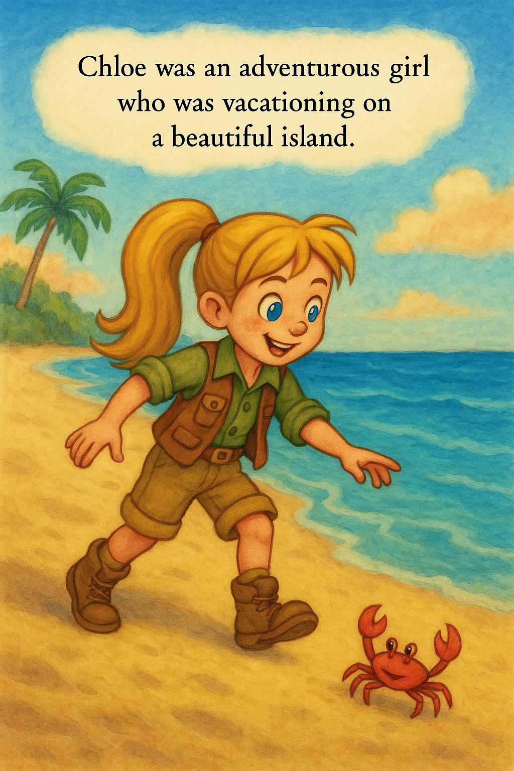 Chloe's Secret Garden Island page 1