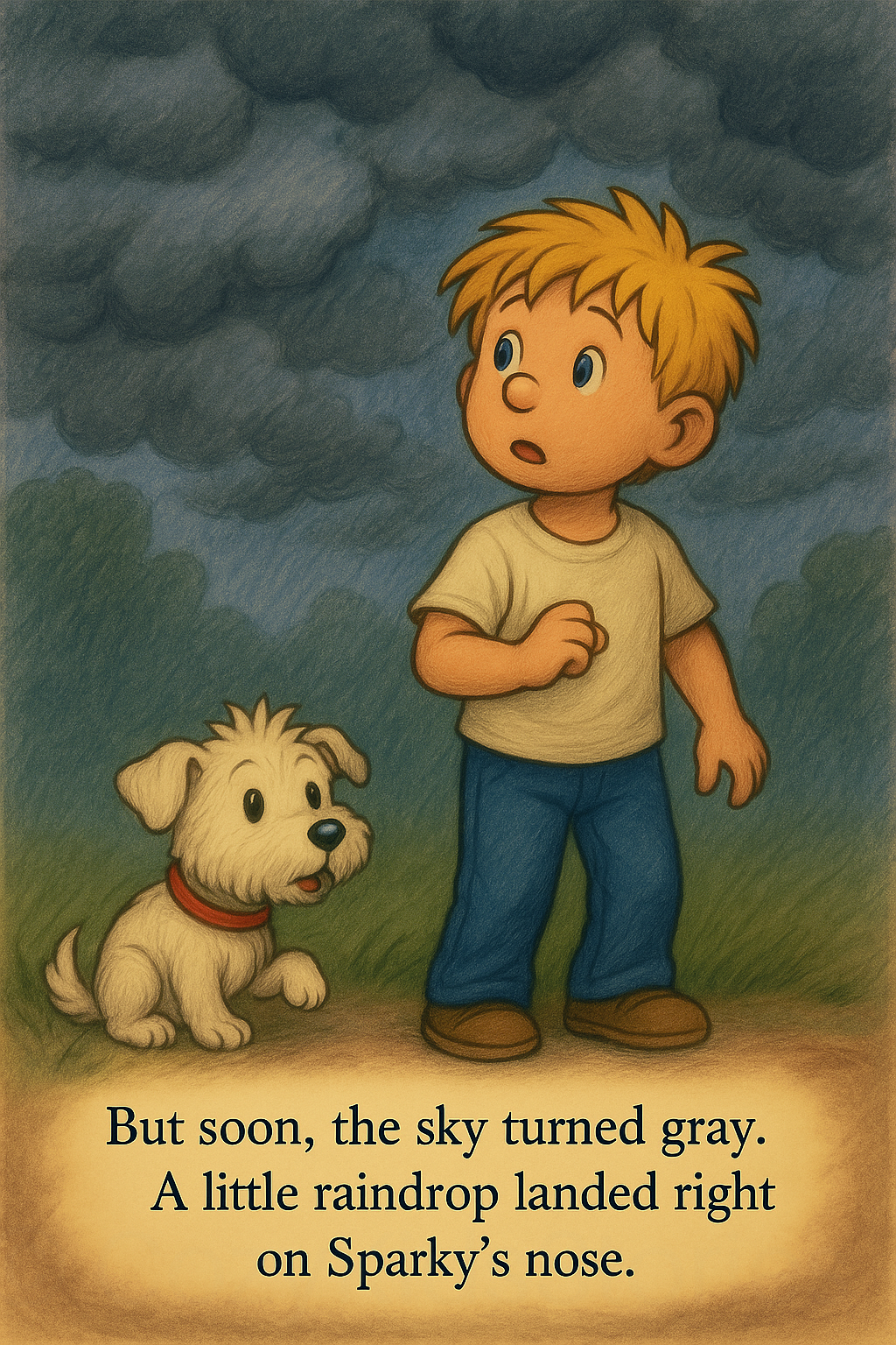 Leo and Sparky's Rainy Day Adventure page 2