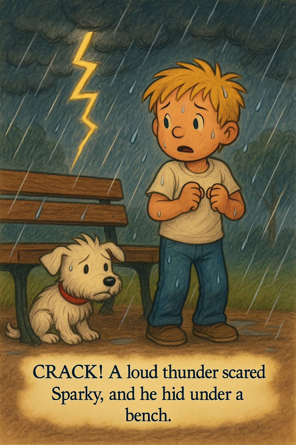 Leo and Sparky's Rainy Day Adventure page 3