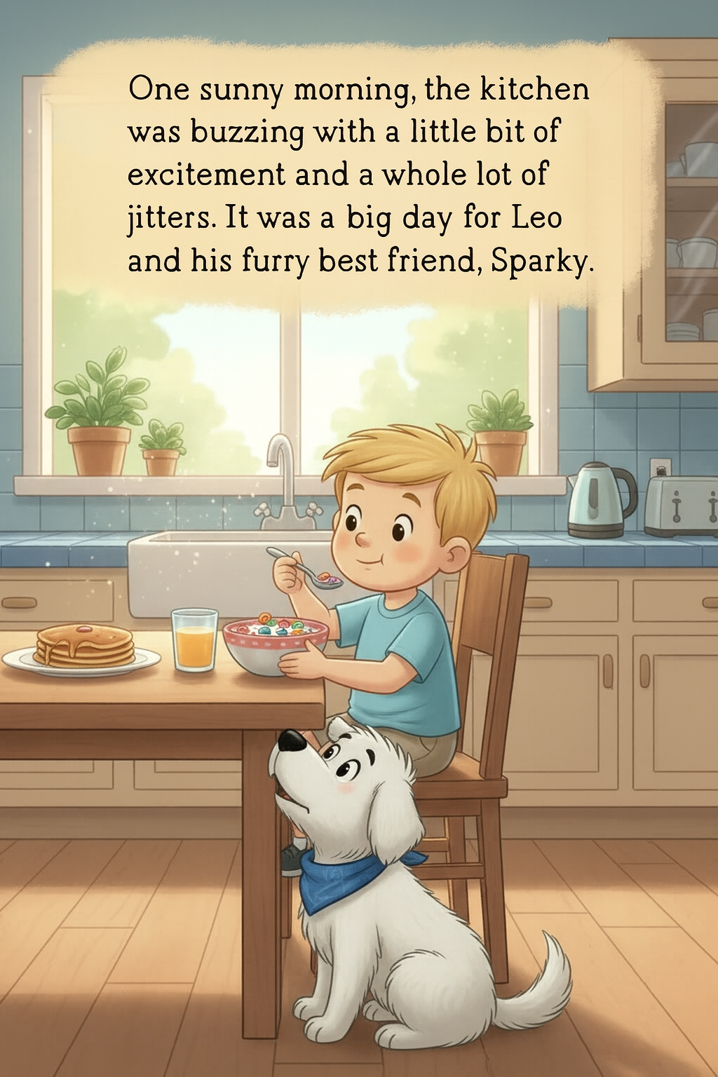 Sparky's First Day at School page 1
