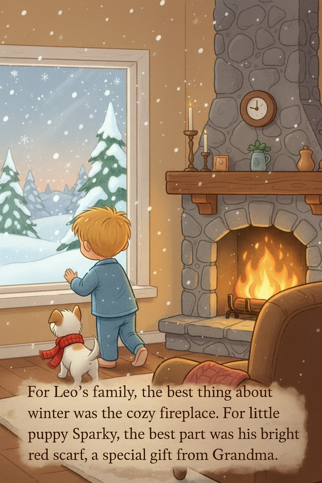 Sparky and the Lost Scarf page 1