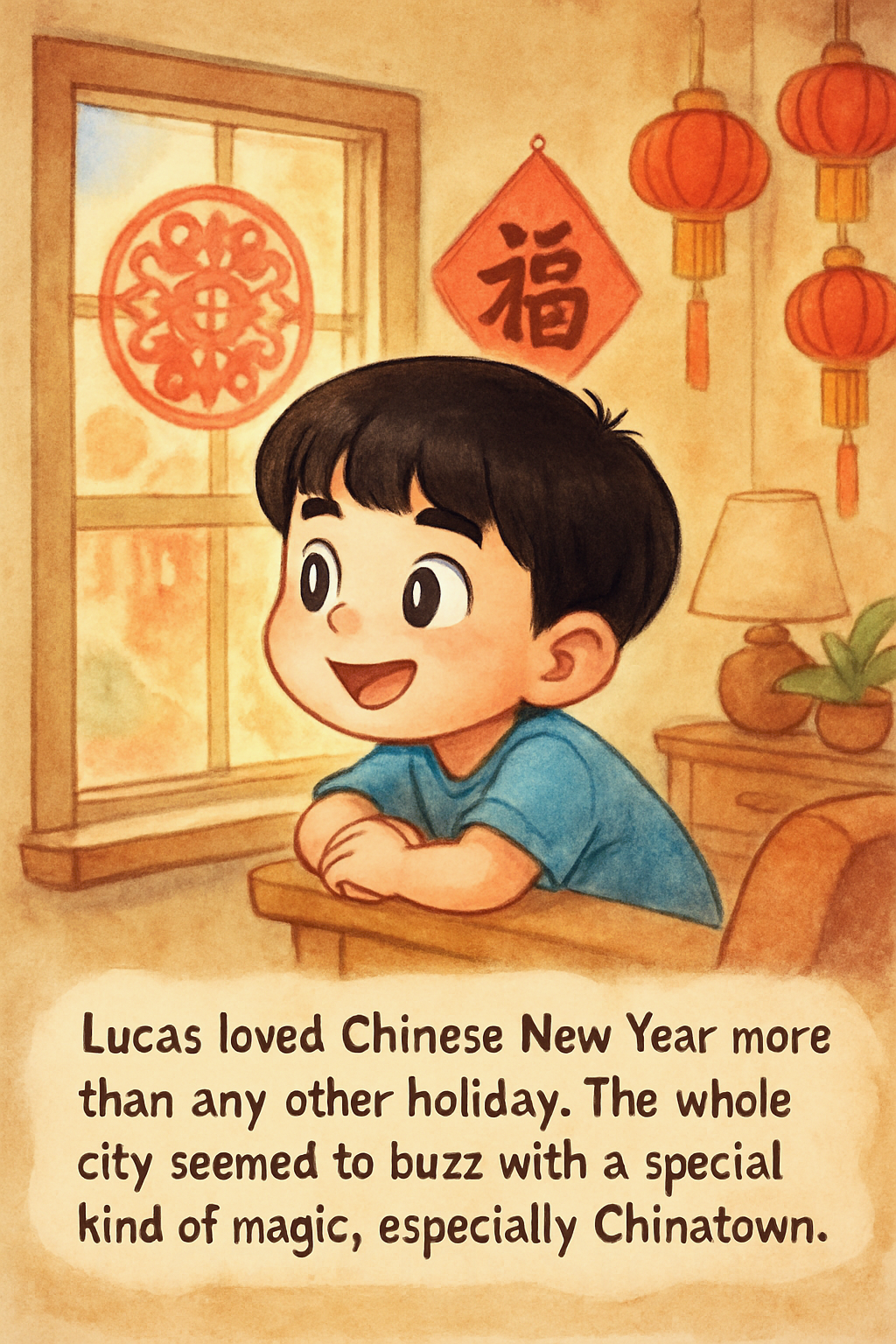 Lucas and the New Year Dragon page 1