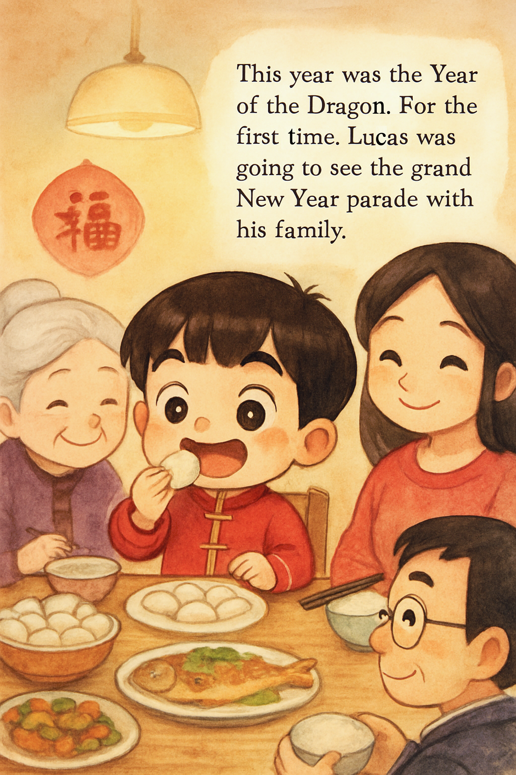 Lucas and the New Year Dragon page 2