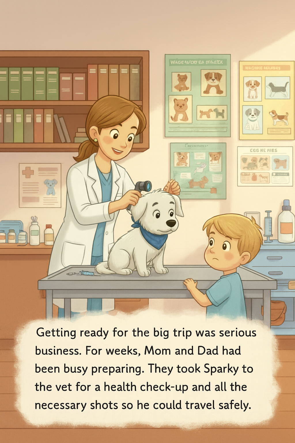 Leo, Sparky and the Missing Travel Paper page 2
