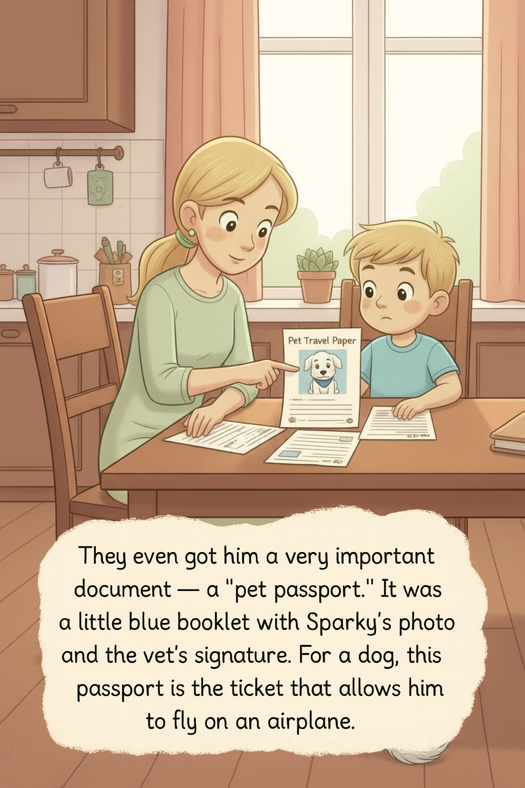 Leo, Sparky and the Missing Travel Paper page 3