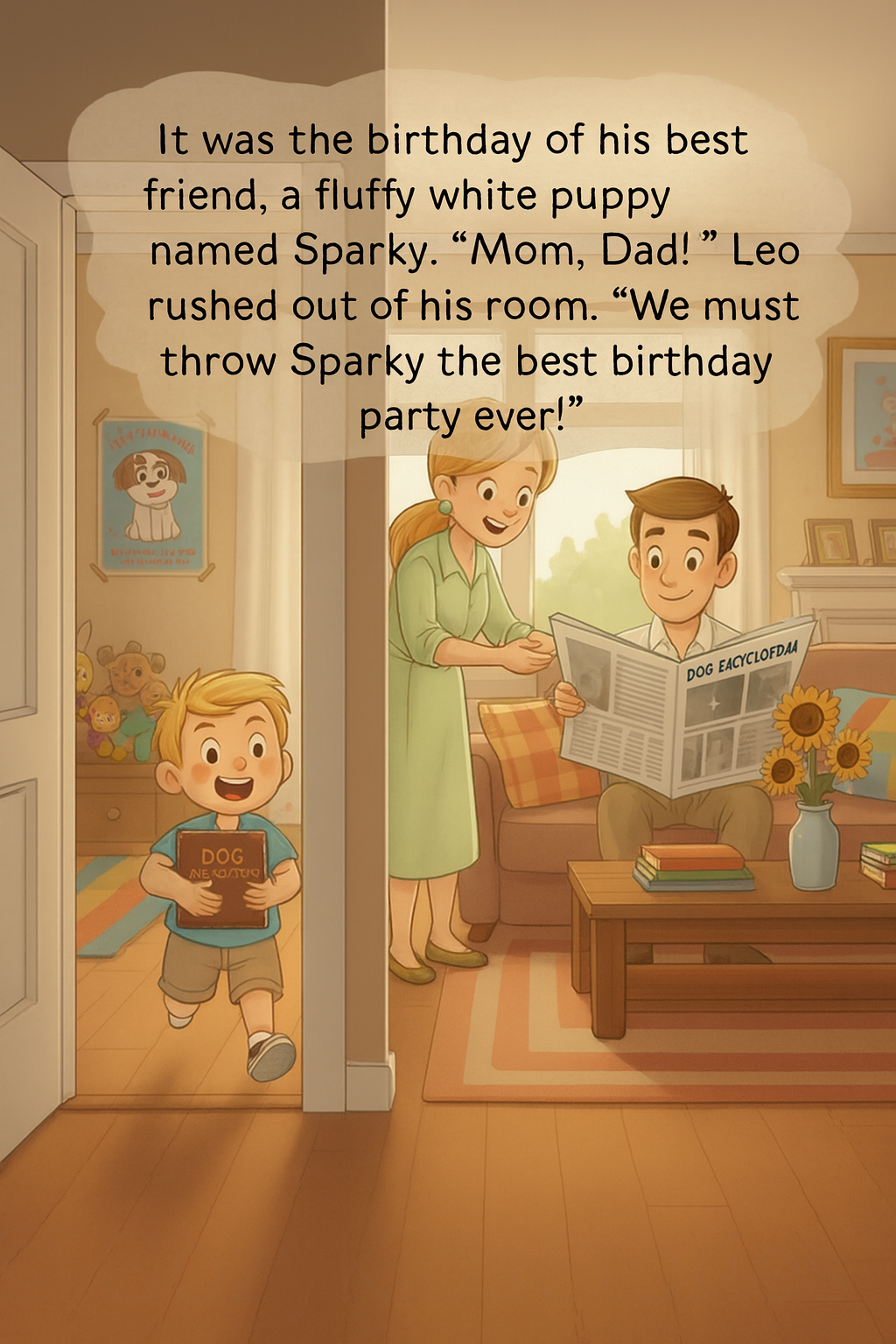 Leo and Sparky's Surprise Party page 2