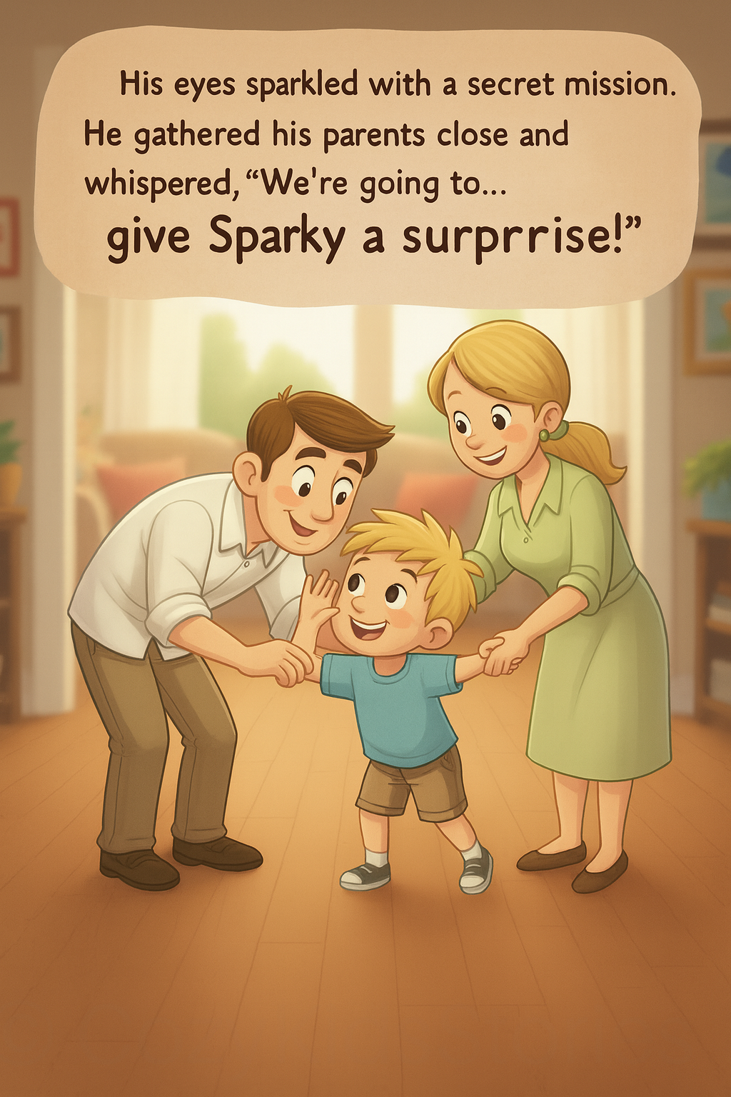 Leo and Sparky's Surprise Party page 3