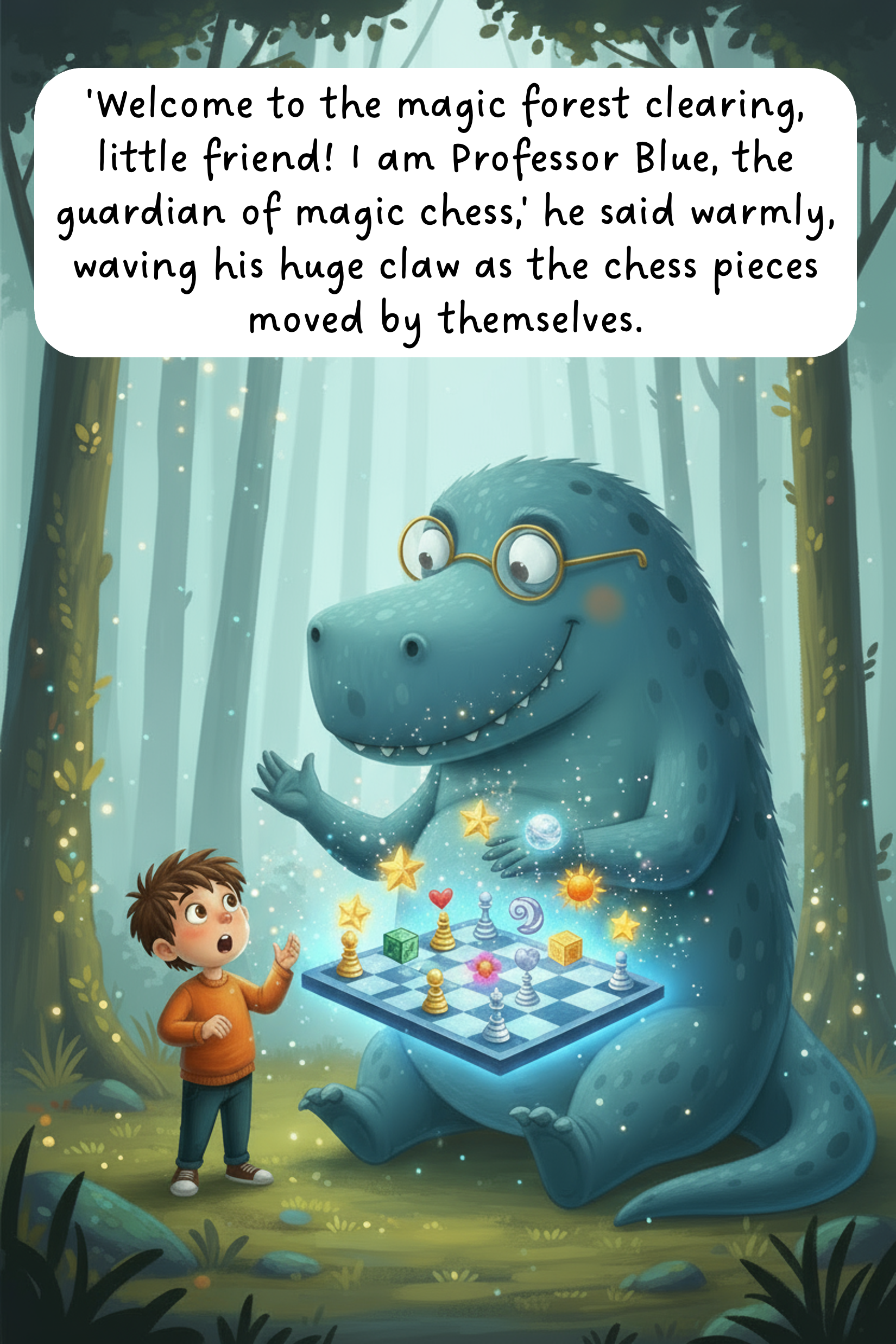 Ethan and Professor Blue: The Secret of the Magic Chess page 3