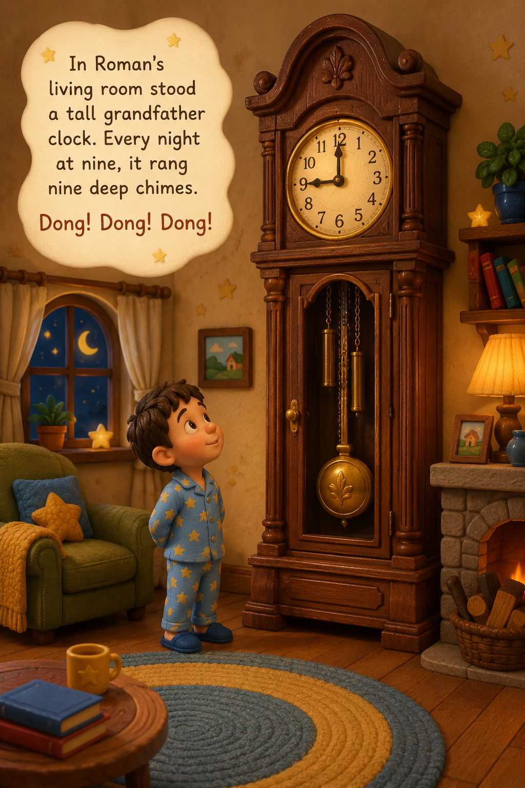 The Last Act Inside the Grandfather Clock page 1