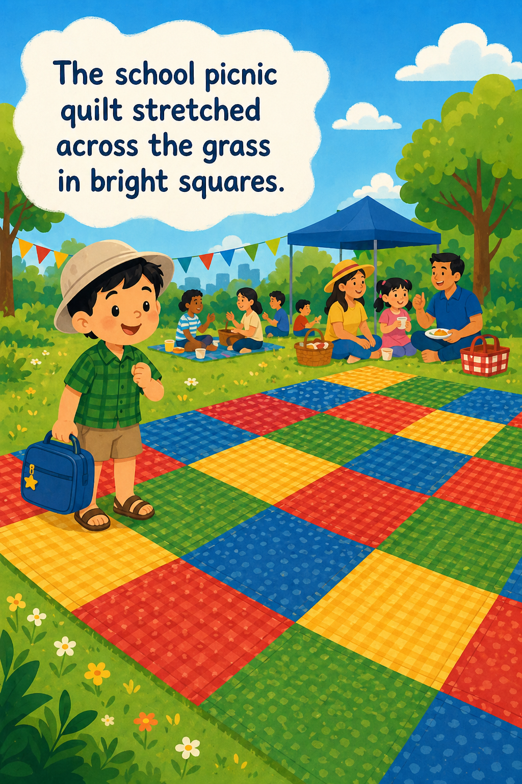 Ethan and the Picnic Quilt page 2