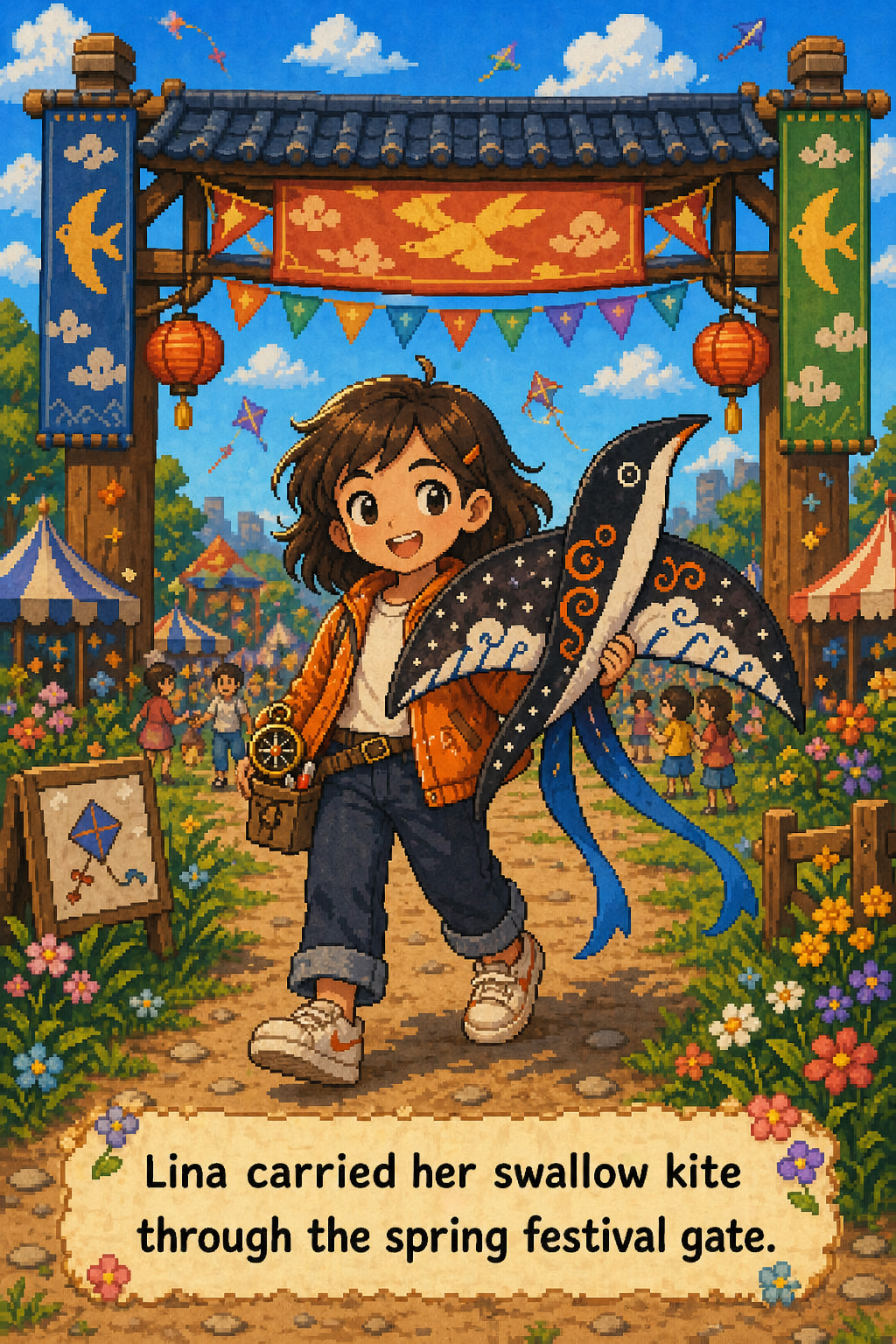 Lina and the Kite Festival Compass page 1