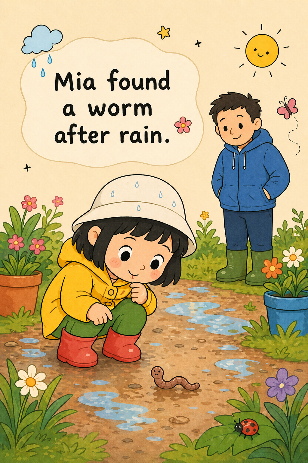 Mia Watches the Worm page 1