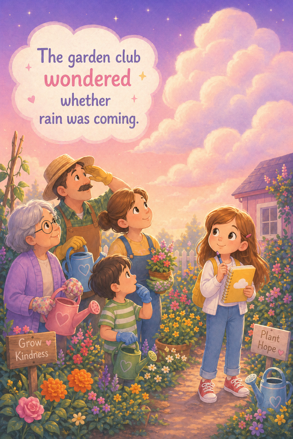 Rose and the Cloud Notebook page 3