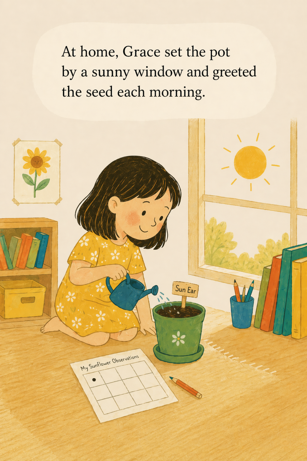 Grace's Sunflower Adventure page 2